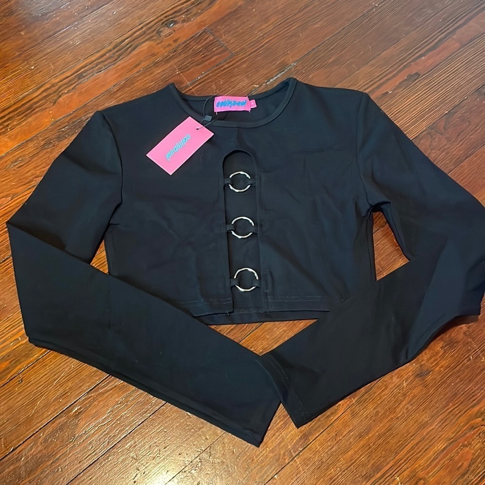 NWT Edikted Women’s Black Top Size S